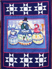 Snowman Quilt Raffle Quilt