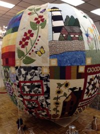 Pioneer Valley Quilt Guild Quilted Balloon